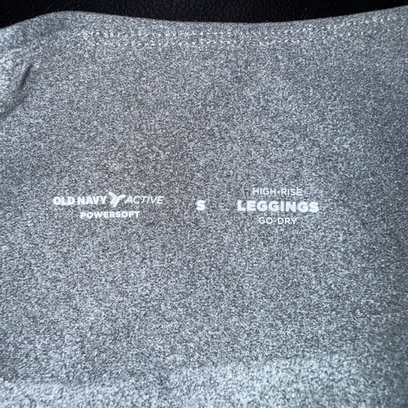 Old Navy Active High-Rise Gray Leggings - Picture 2 of 4